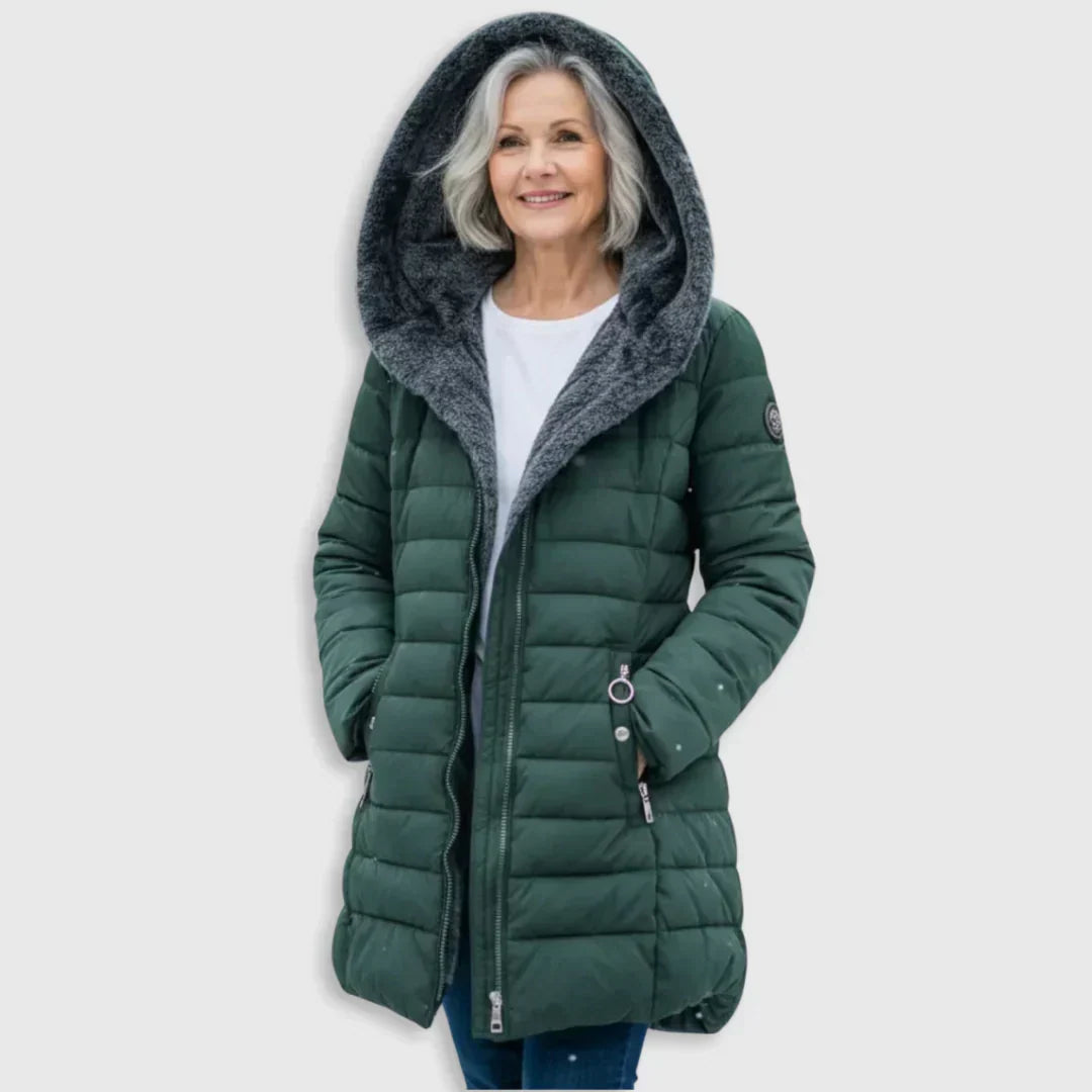 Nadine | Veste matelassée à capuche amovible