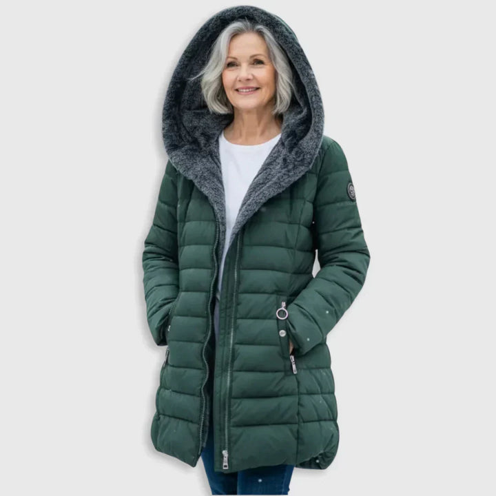 Nadine | Veste matelassée à capuche amovible