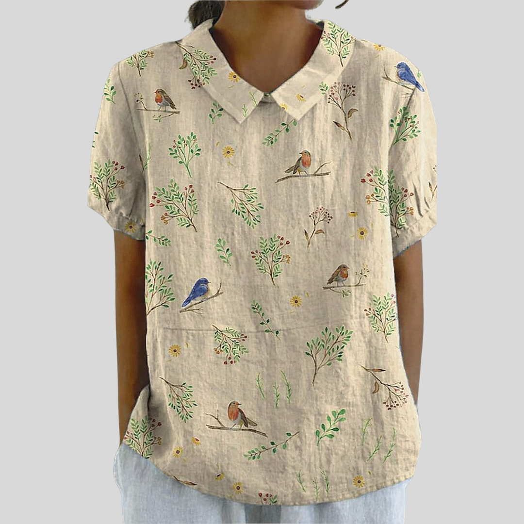 Top Floral Confortable Élégant