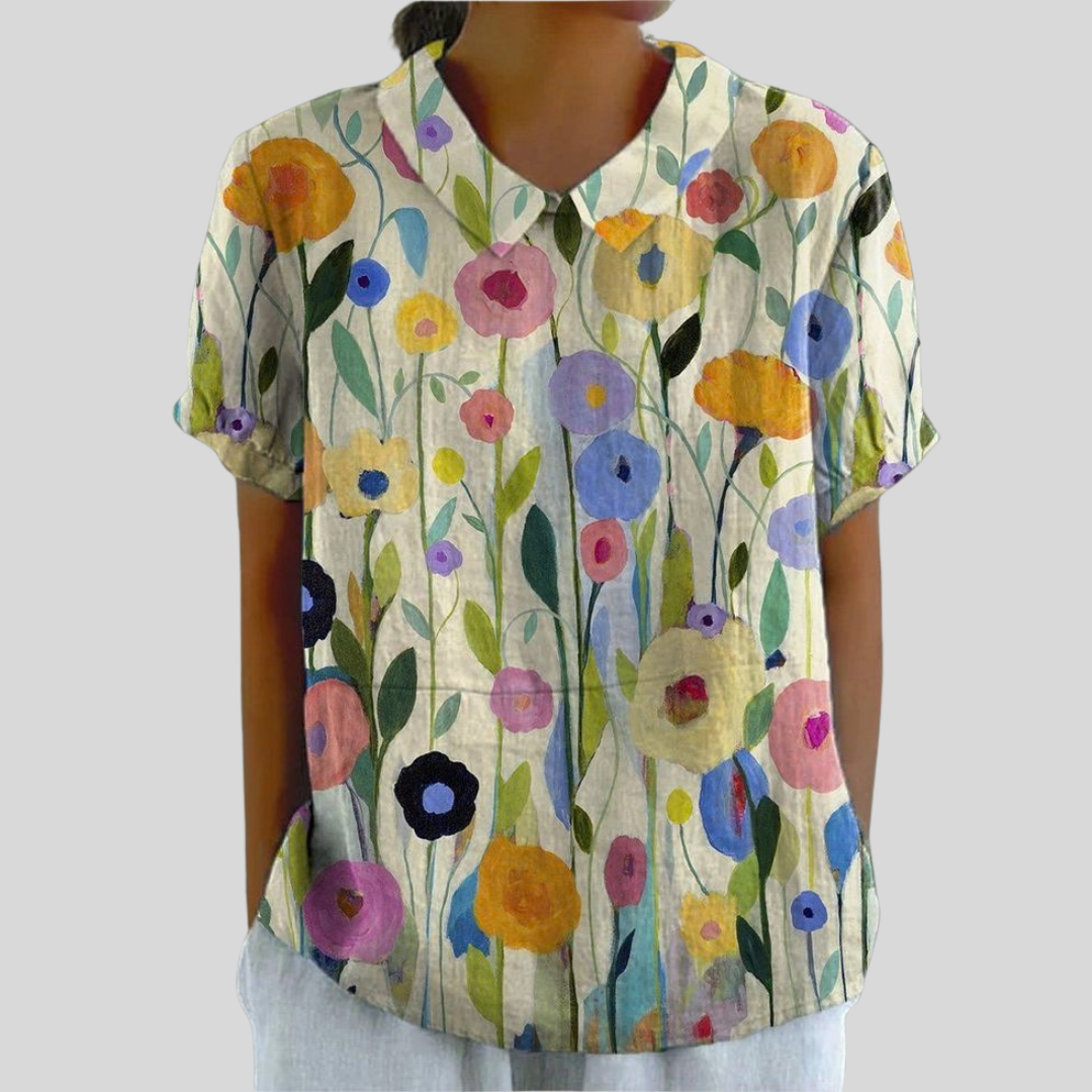 Top Floral Confortable et Élégant