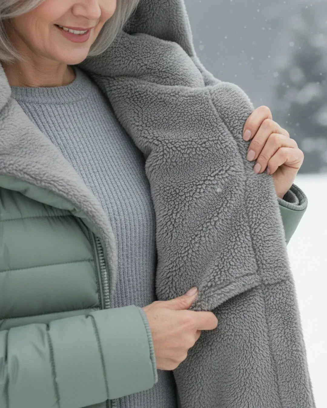 Nadine | Veste matelassée à capuche amovible