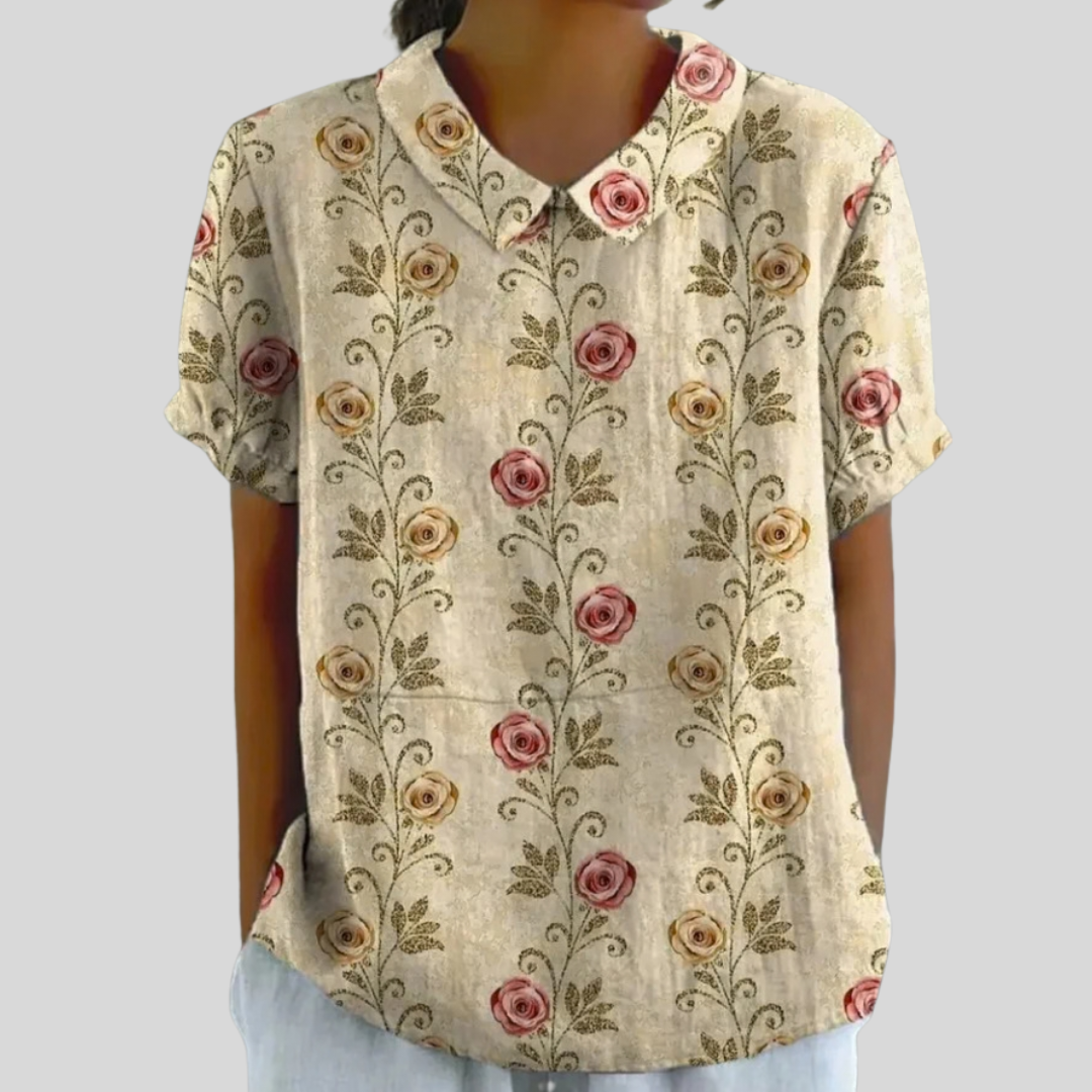 Top Floral Confortable et Élégant