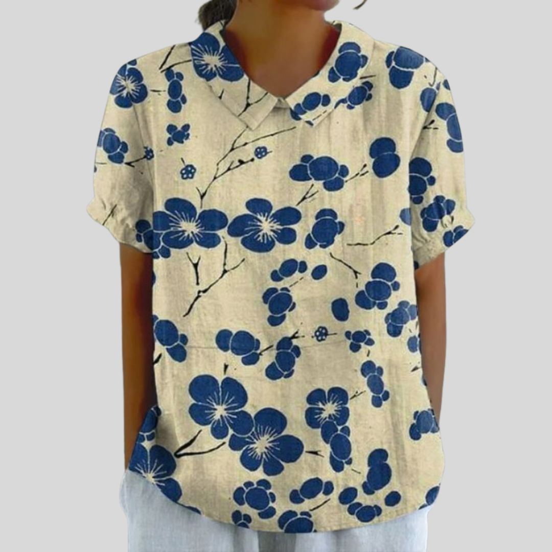 Top Floral Confortable Élégant