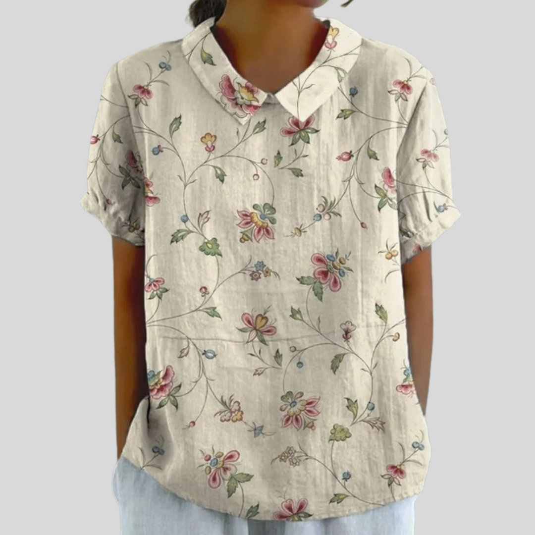 Top Floral Confort Élégant