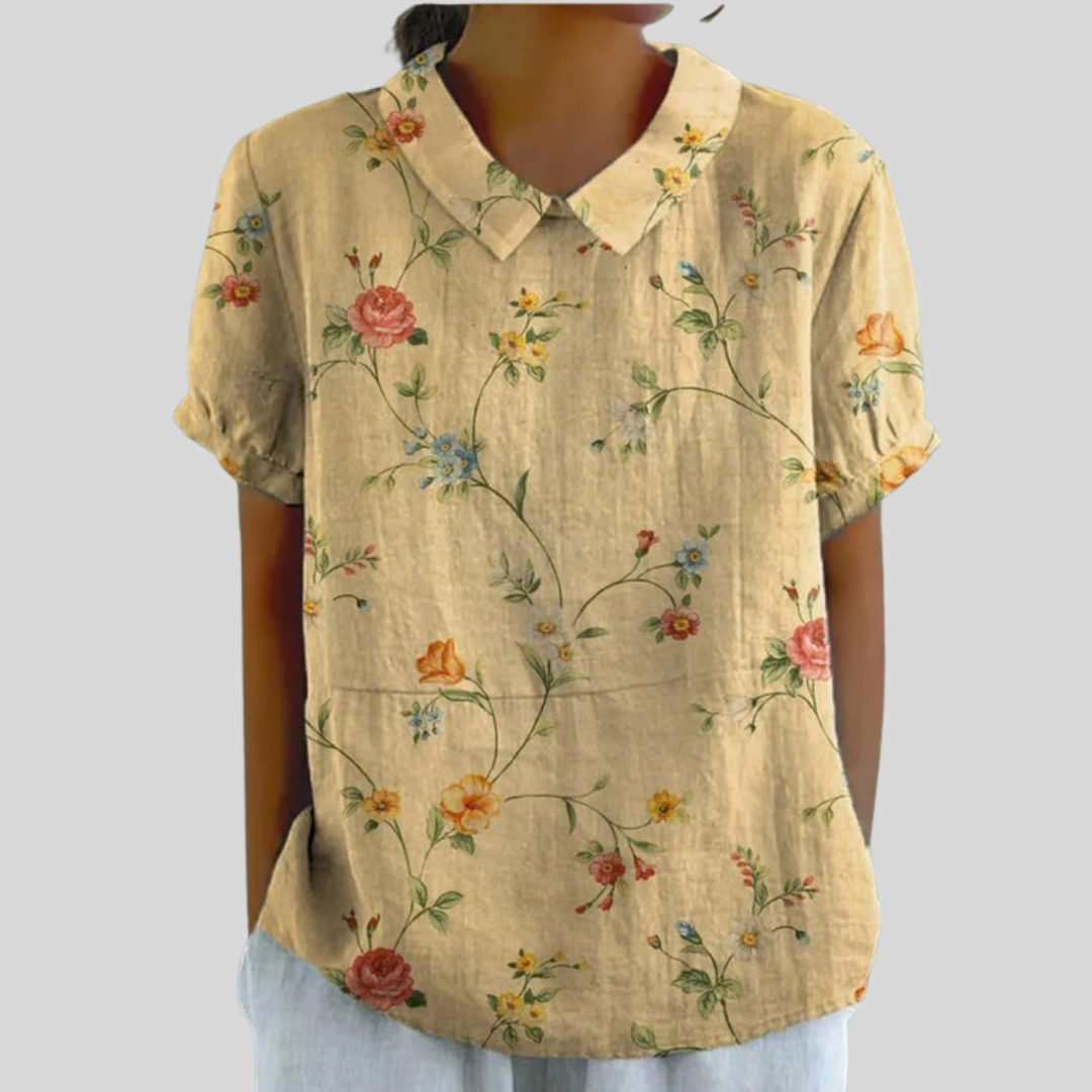 Top Floral Confortable et Élégant
