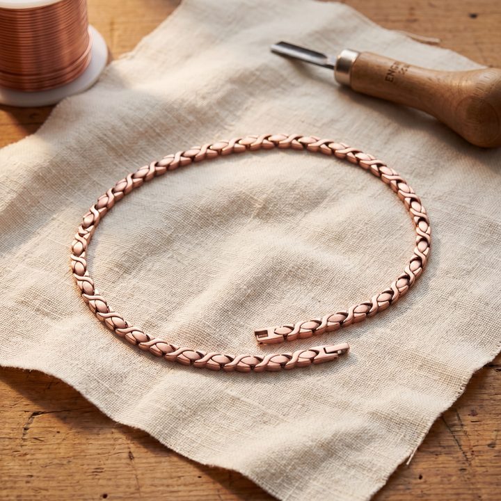 Collier Cèdre en cuivre