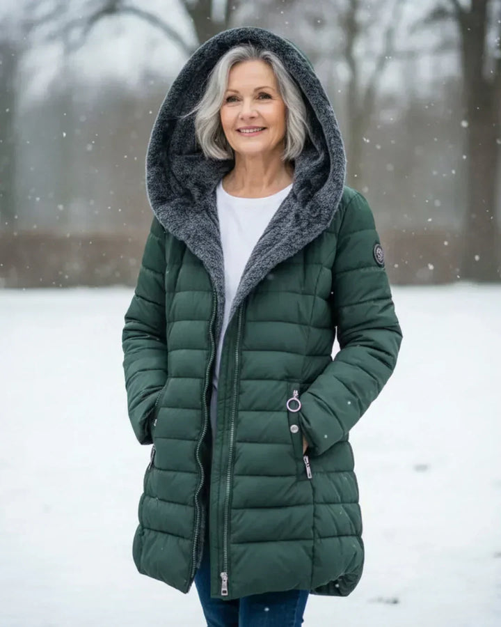 Nadine | Veste matelassée à capuche amovible