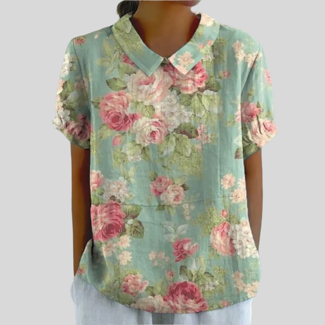 Top Floral Confortable et Élégant