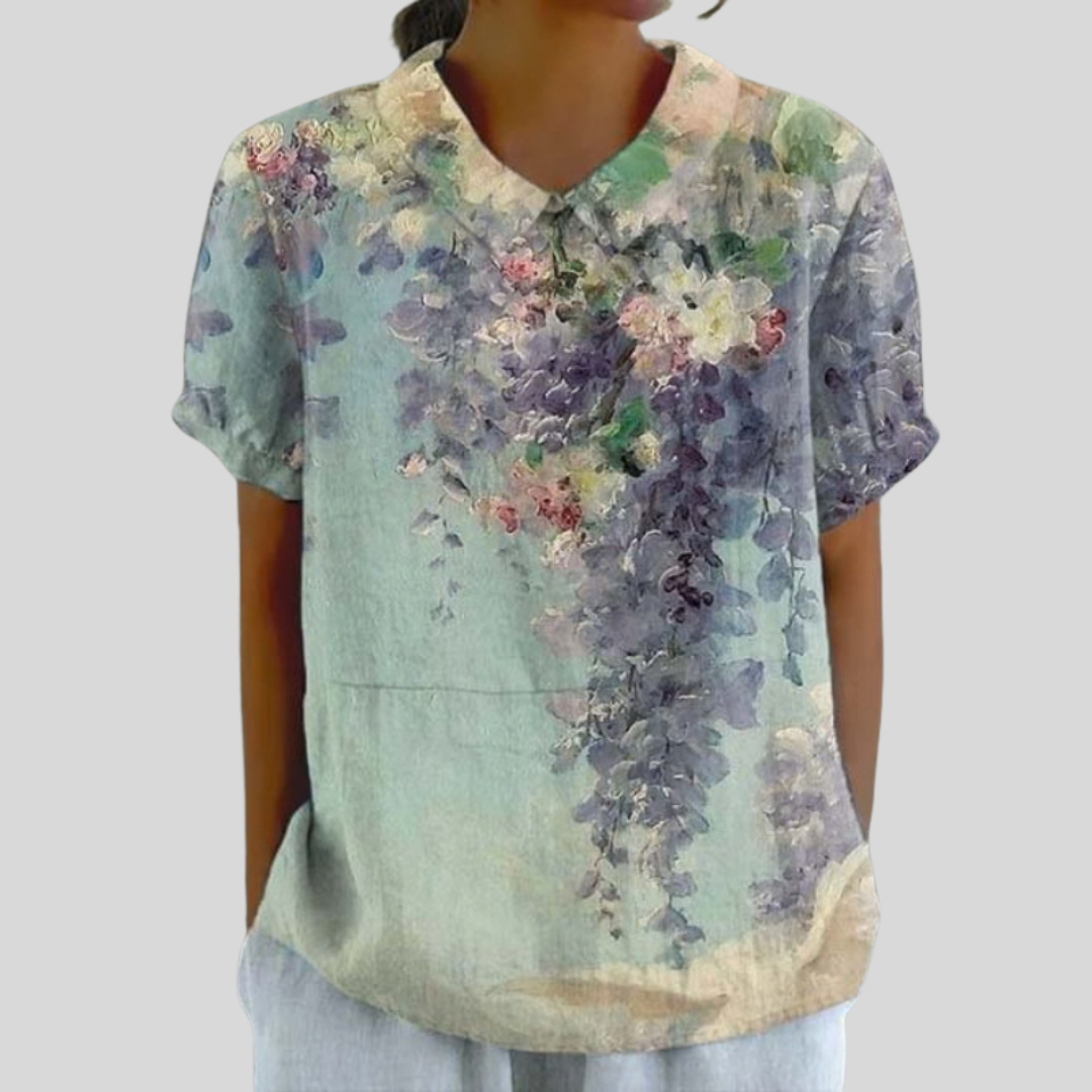 Top Floral Confortable Élégant