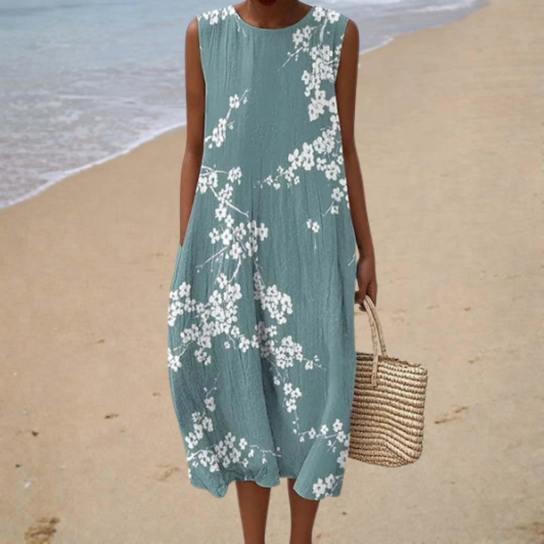 Robe d'Été Confortable Sans Manches