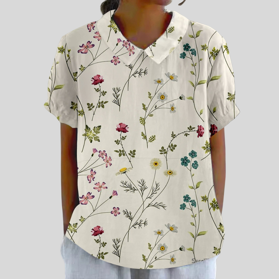 Top Floral Confortable et Élégant