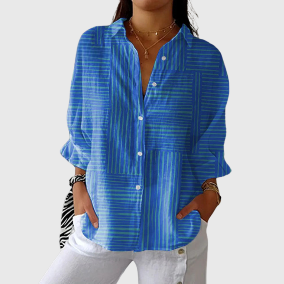 Blouse légère et colorée avec imprimé