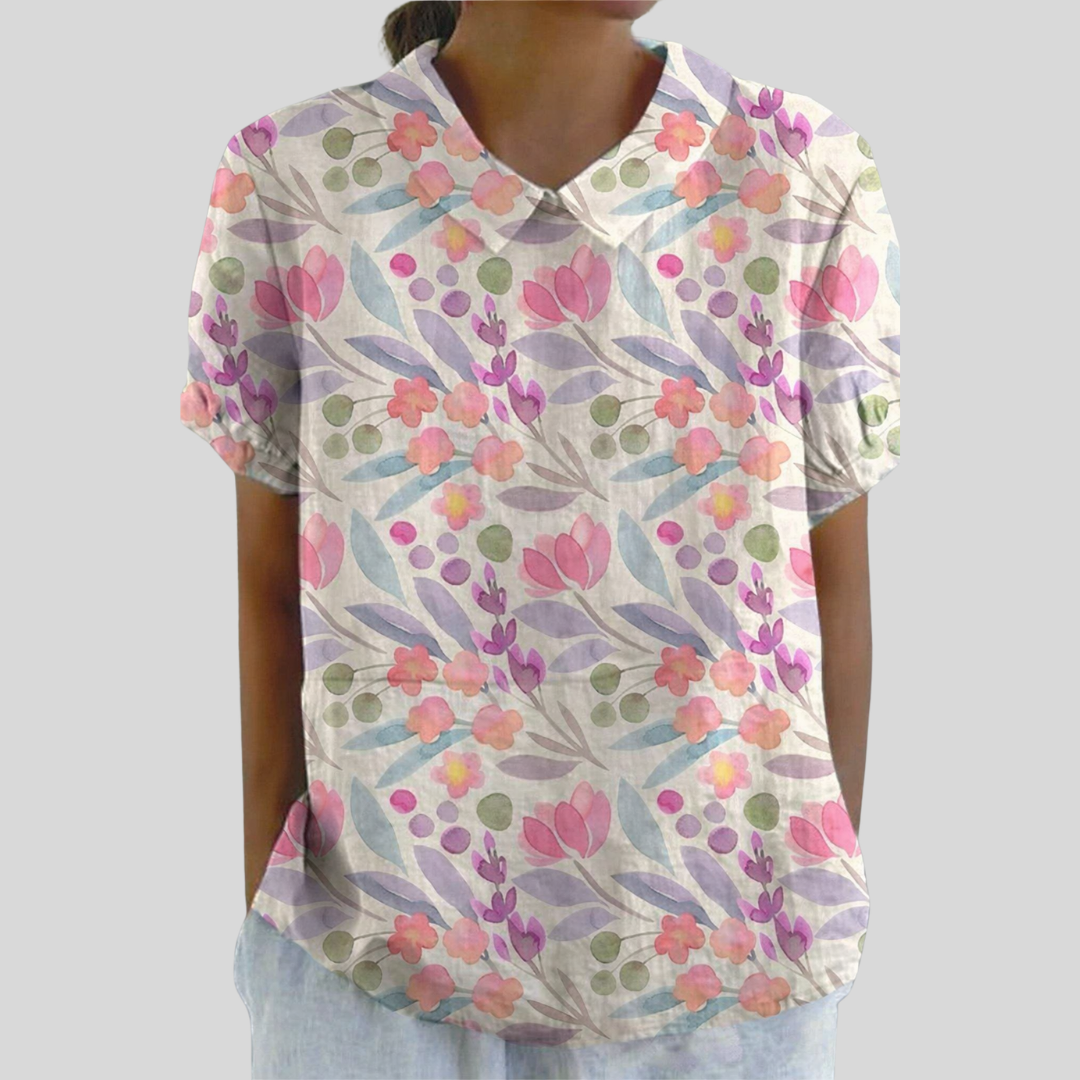 Top Floral Confortable et Élégant