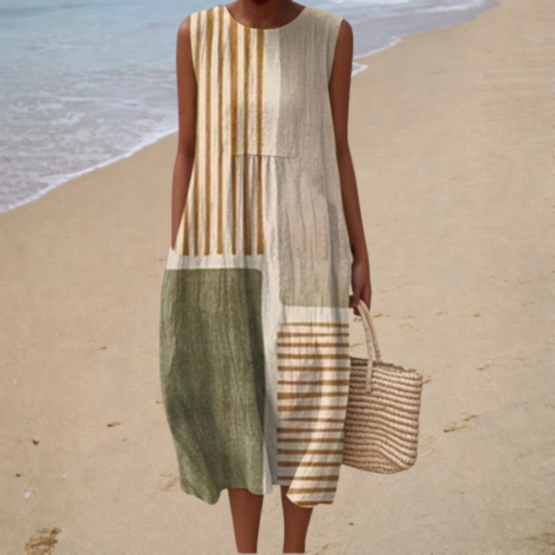 Robe d'Été Confortable Sans Manches