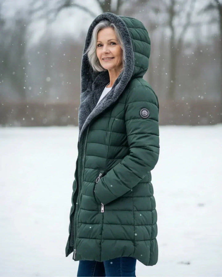 Nadine | Veste matelassée à capuche amovible