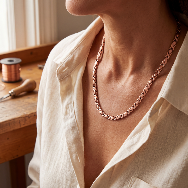 Collier Cèdre en cuivre