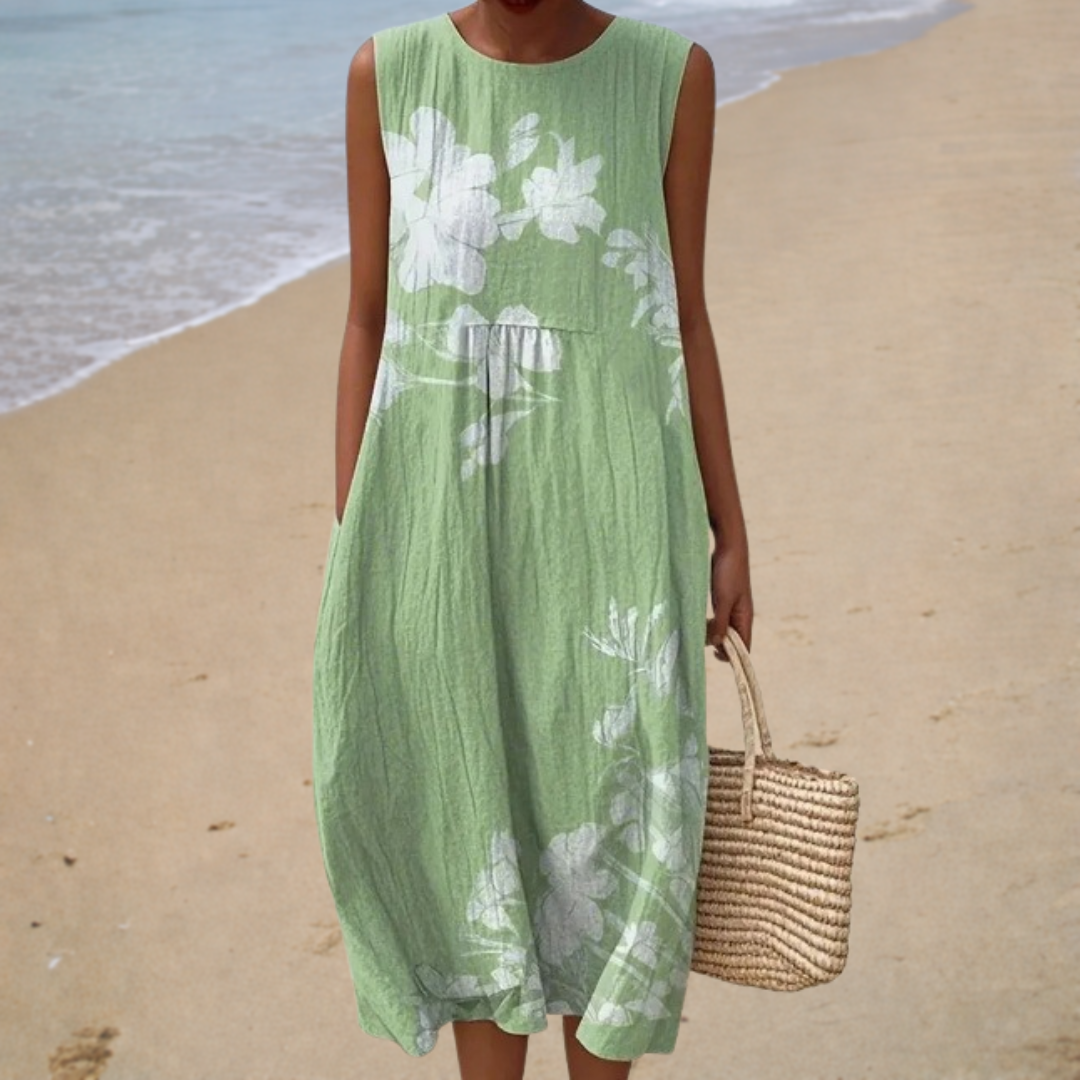 Robe d'Été Confortable Sans Manches