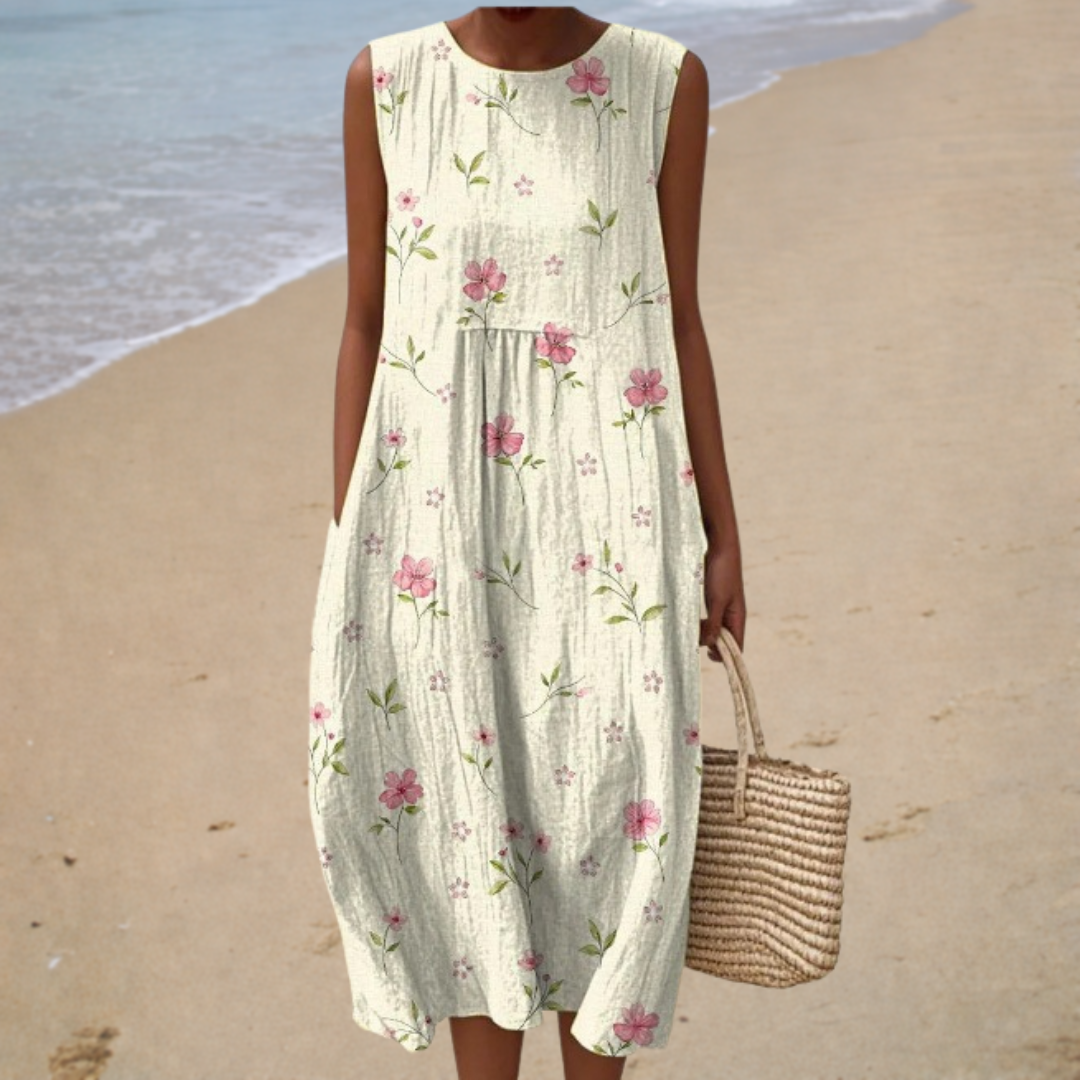 Robe d'Été Confortable Sans Manches