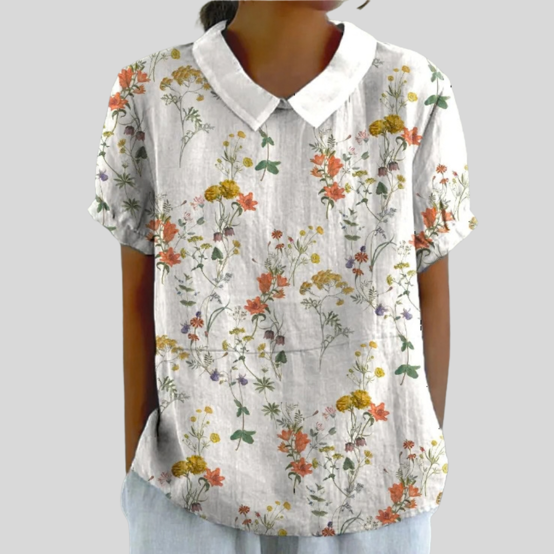Top Floral Confortable Élégant