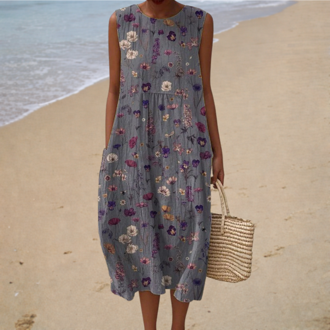 Robe d'Été Confortable Sans Manches