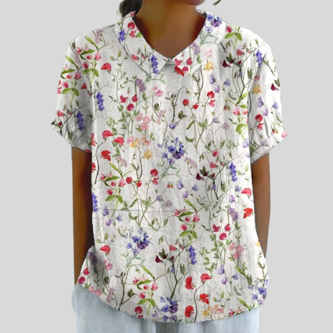 Top Floral Confortable Élégant