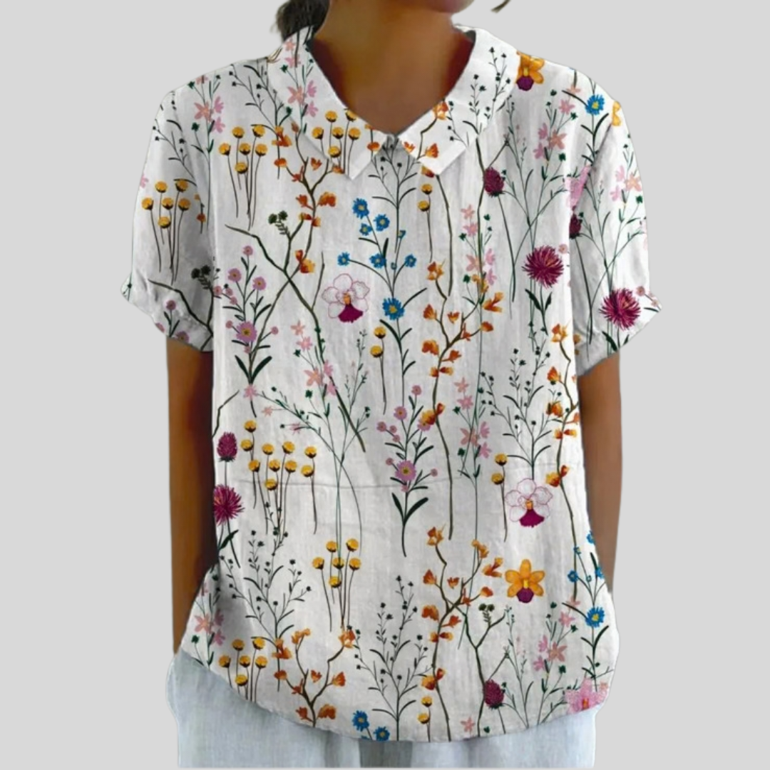 Top Floral Confortable et Élégant