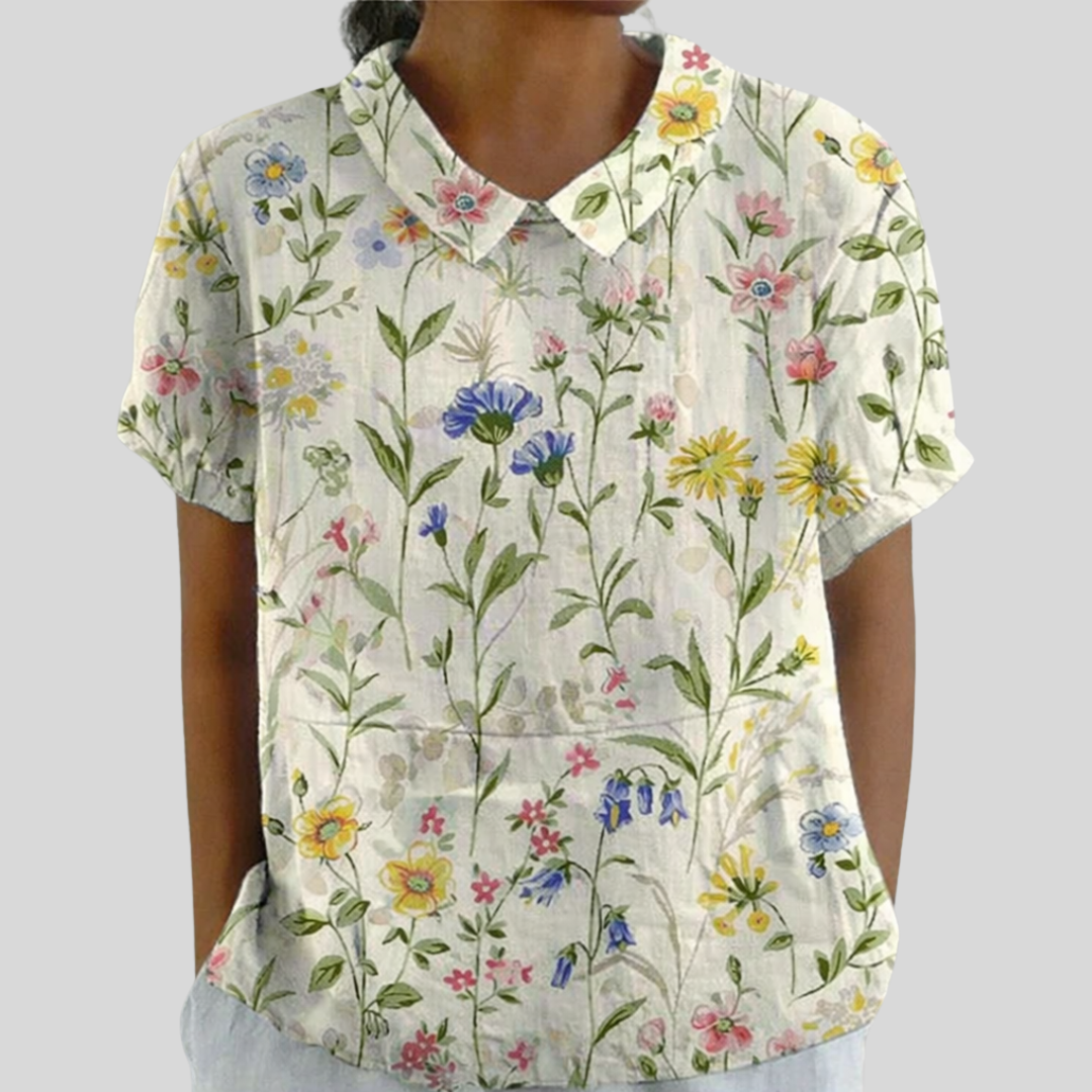 Top Floral Confortable et Élégant