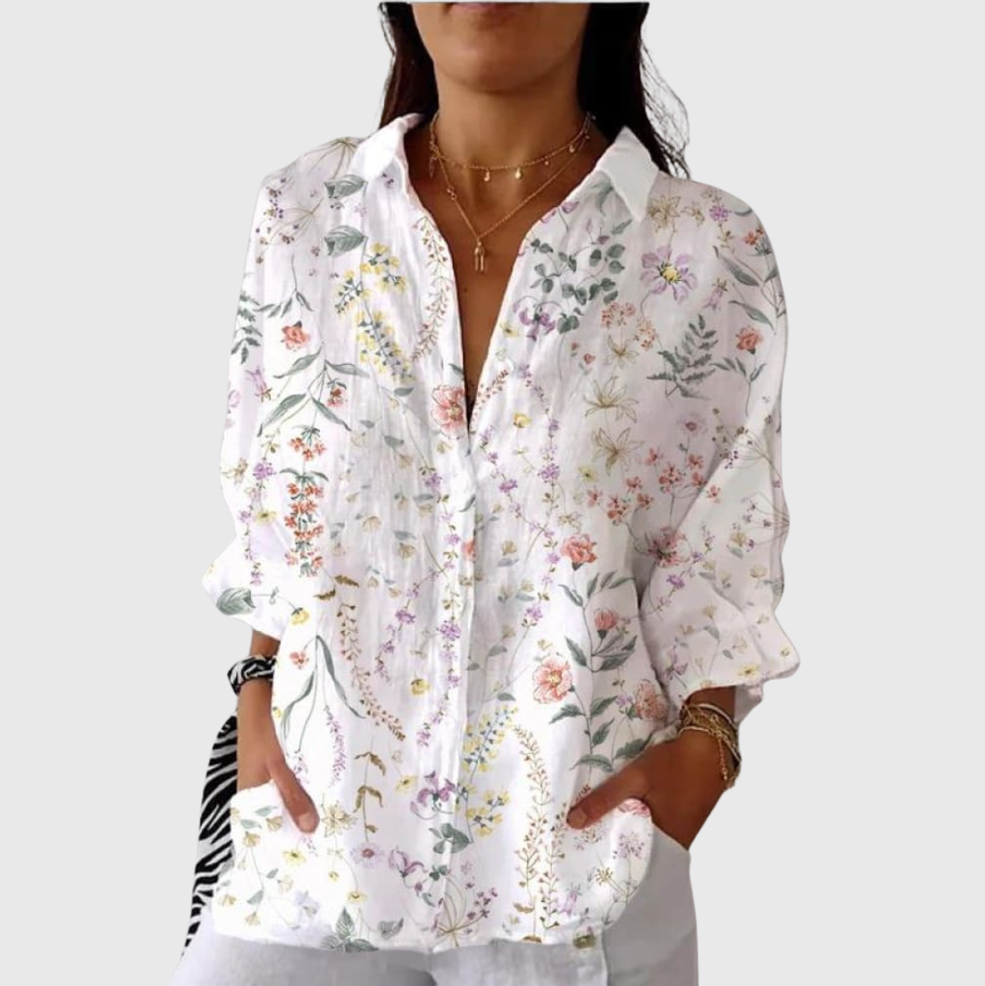 Blouse légère et colorée avec imprimé