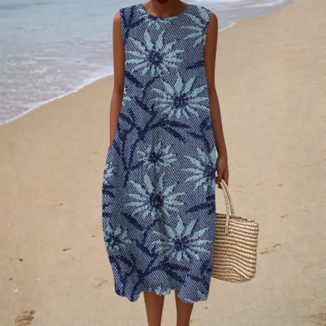Robe d'Été Confortable Sans Manches