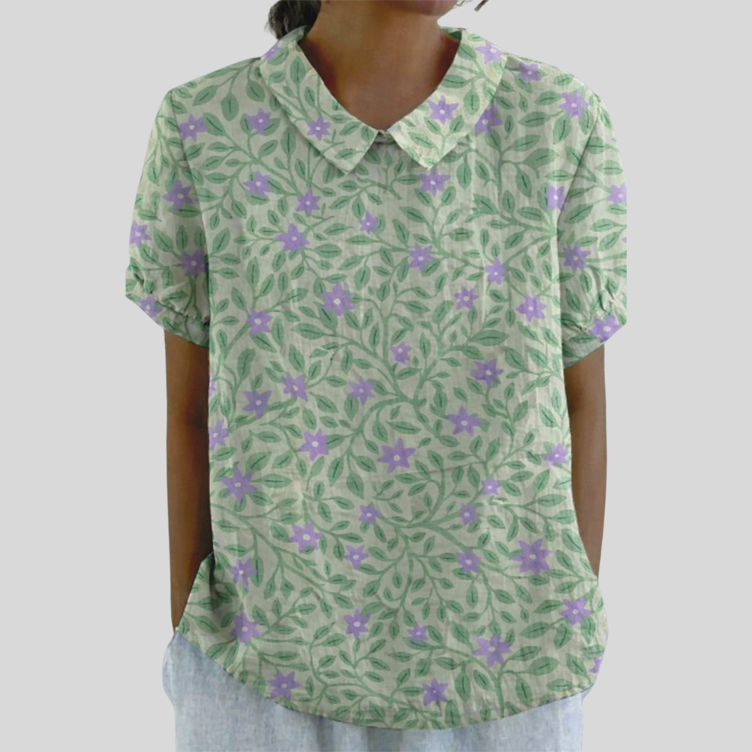 Top Floral Confortable et Élégant
