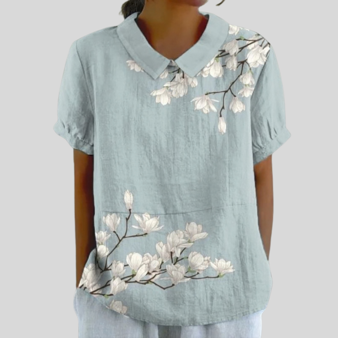 Top Floral Confortable et Élégant