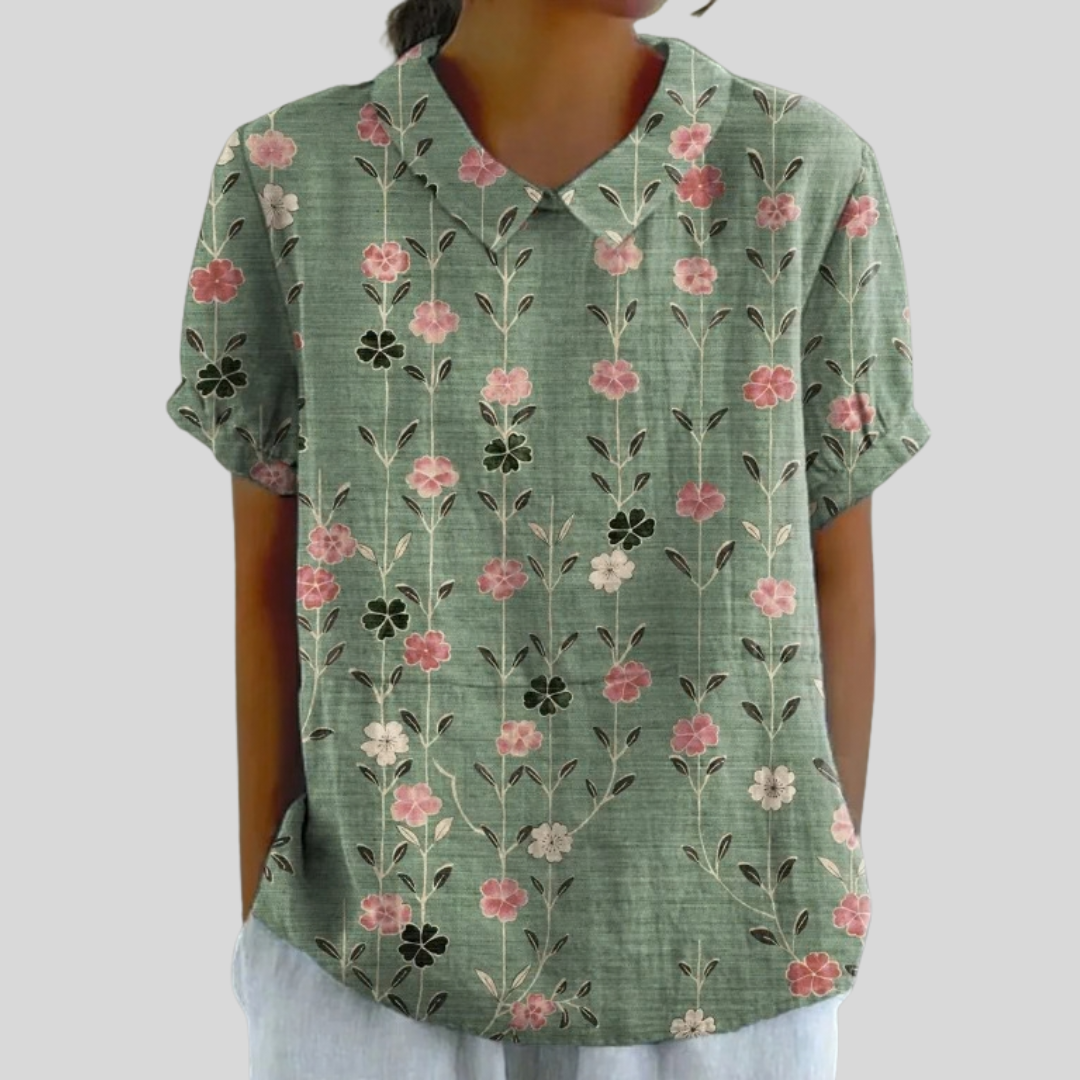 Top Floral Confortable Élégant