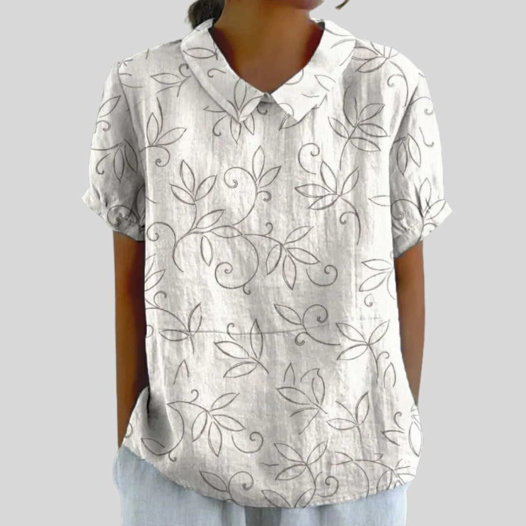 Top Floral Confortable Élégant