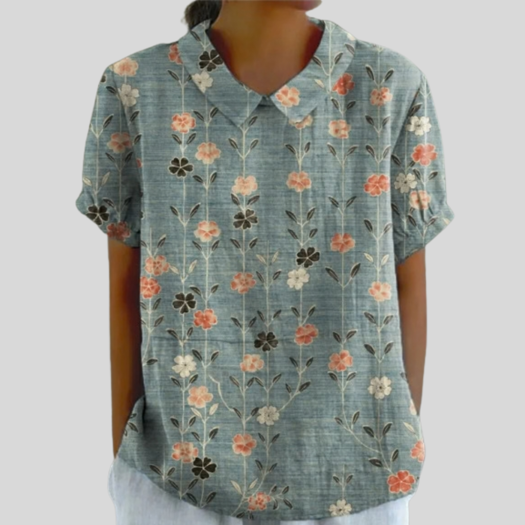Top Floral Confortable et Élégant