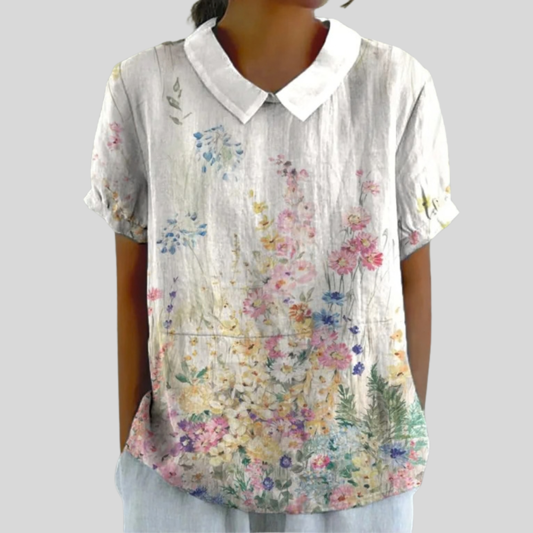 Top Floral Confortable Élégant
