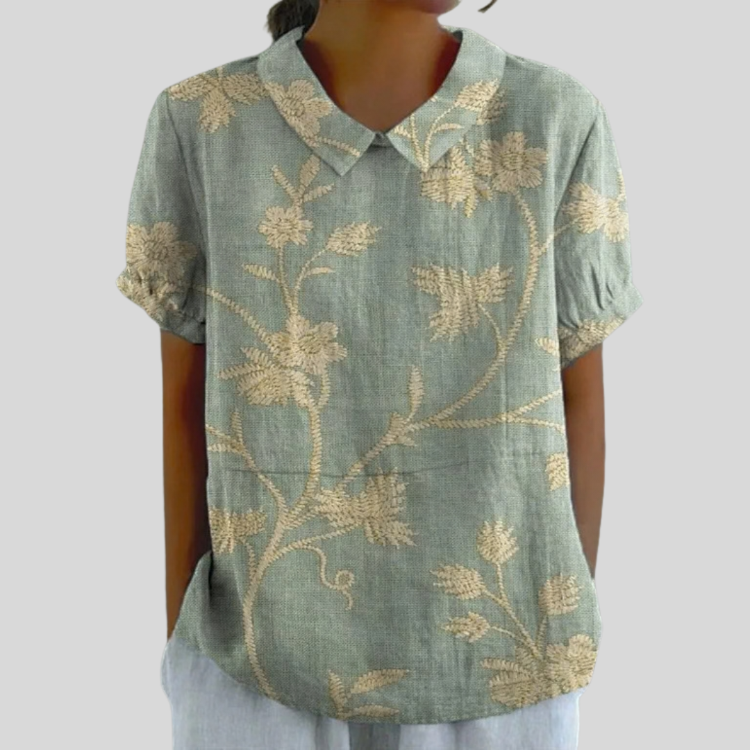 Top Fleurs Confortable Élégant