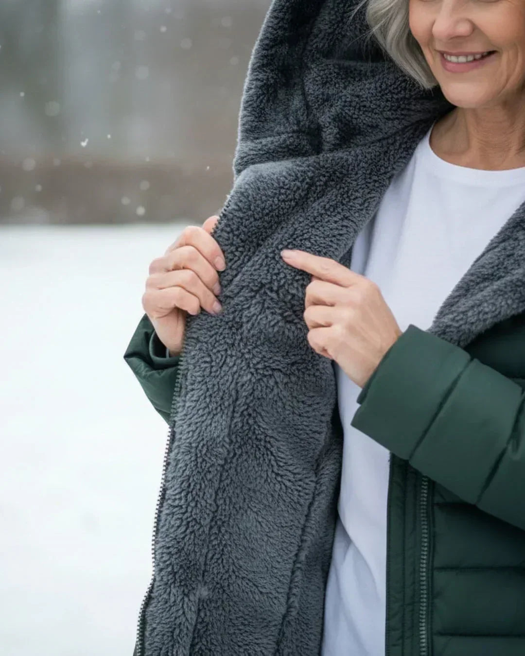 Nadine | Veste matelassée à capuche amovible