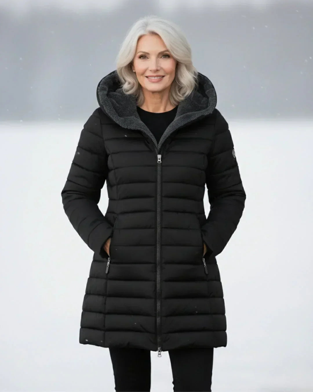 Nadine | Veste matelassée à capuche amovible