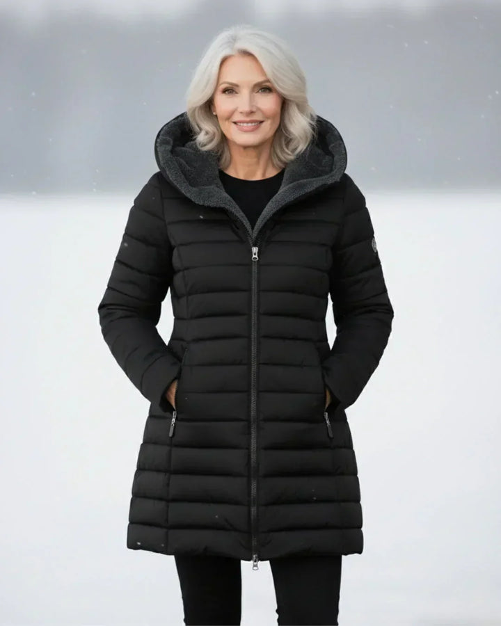 Nadine | Veste matelassée à capuche amovible