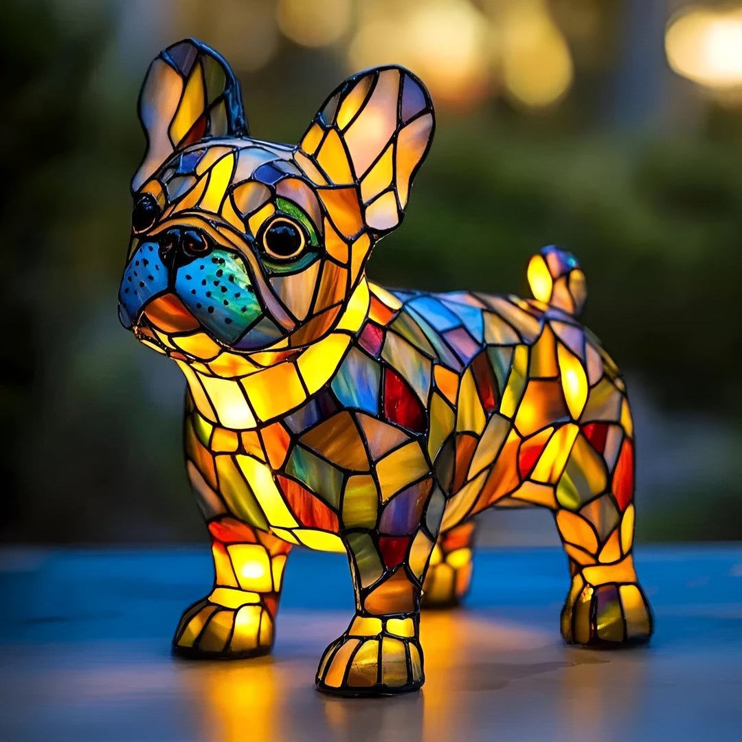 Olympe | Lampe en forme de bouledogue