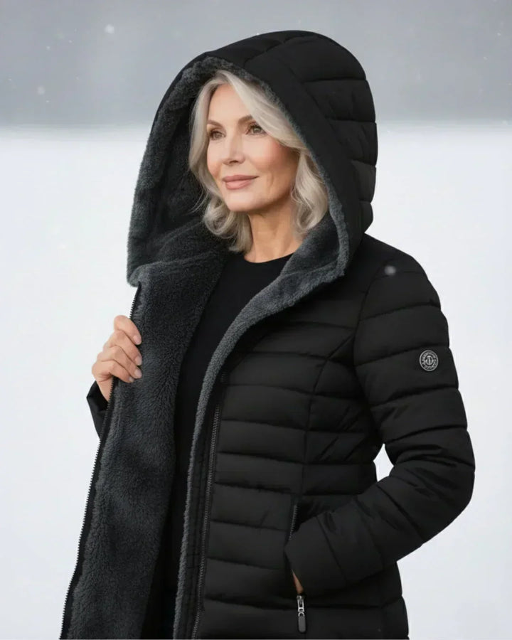 Nadine | Veste matelassée à capuche amovible