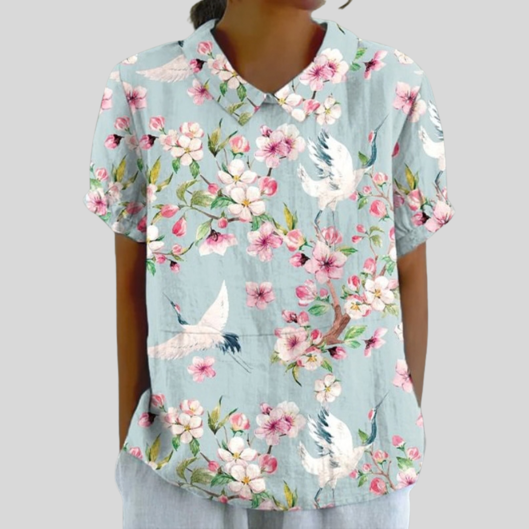 Top Floral Confortable et Élégant