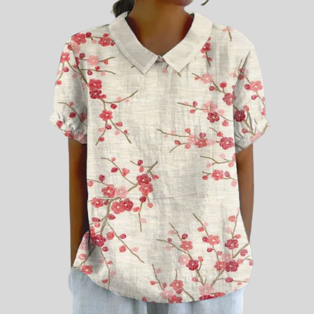 Top Floral Confortable Élégant