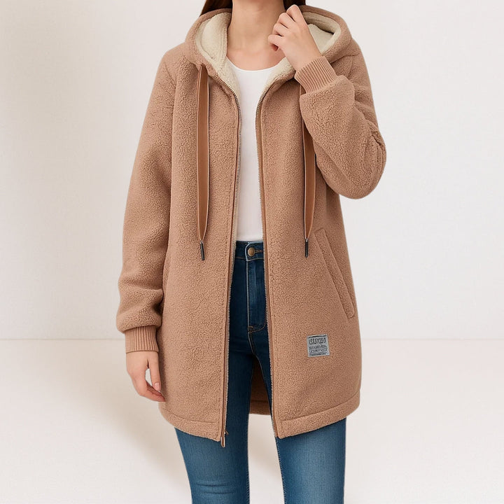 Marceline | Veste longue à capuche