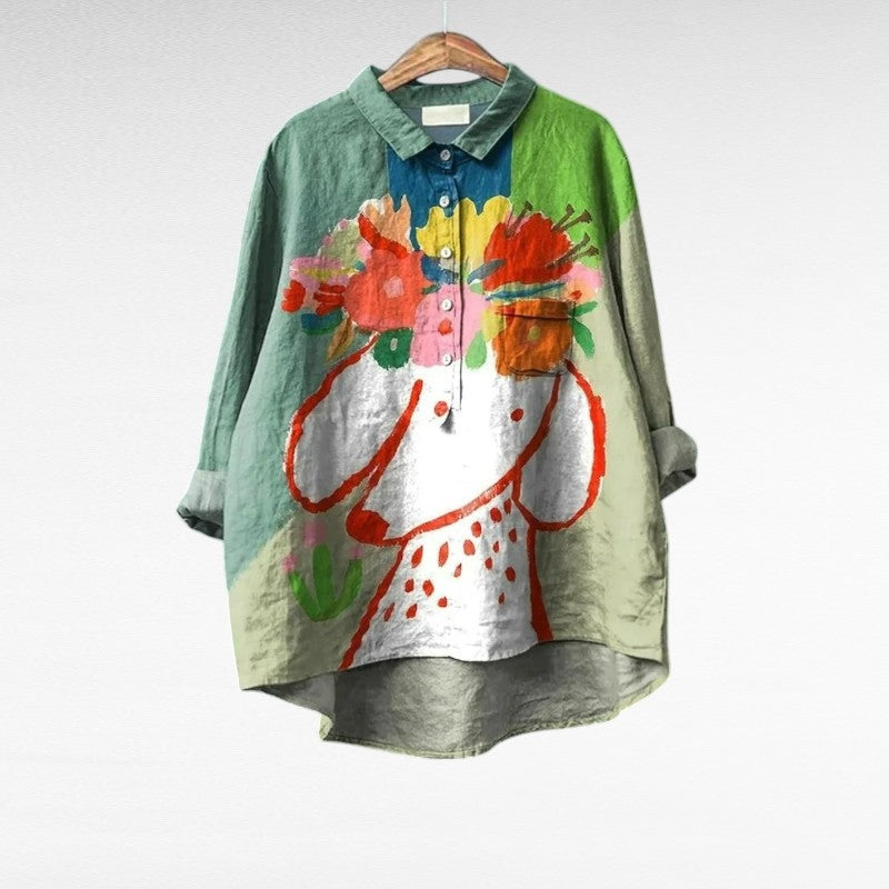 Aurélie | Blouse élégante estivale