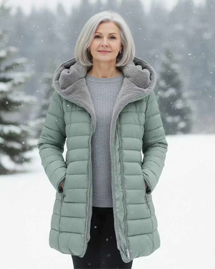 Nadine | Veste matelassée à capuche amovible