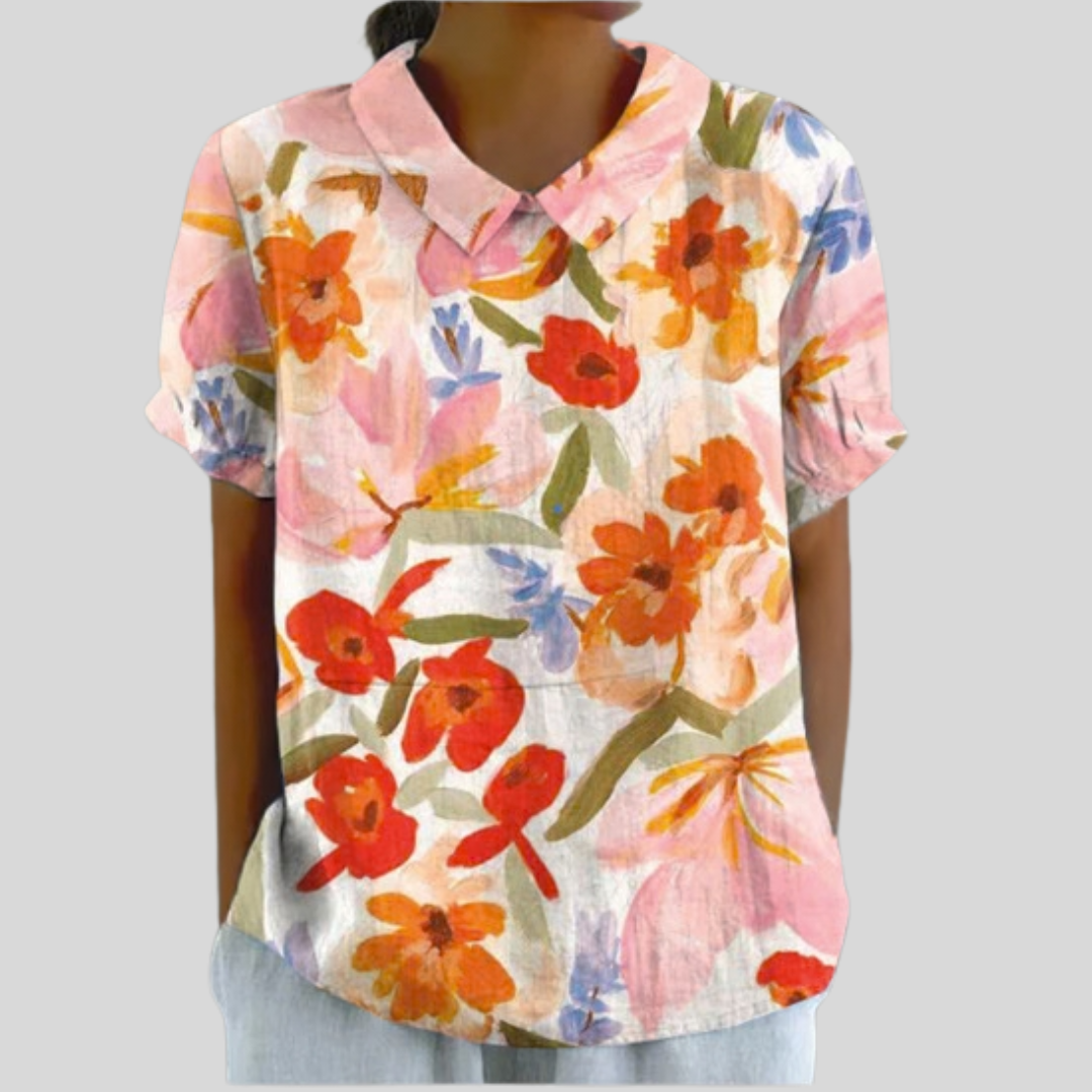 Top Floral Confortable Élégant
