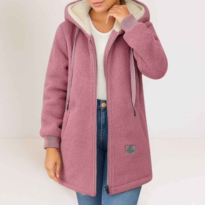Marceline | Veste longue à capuche