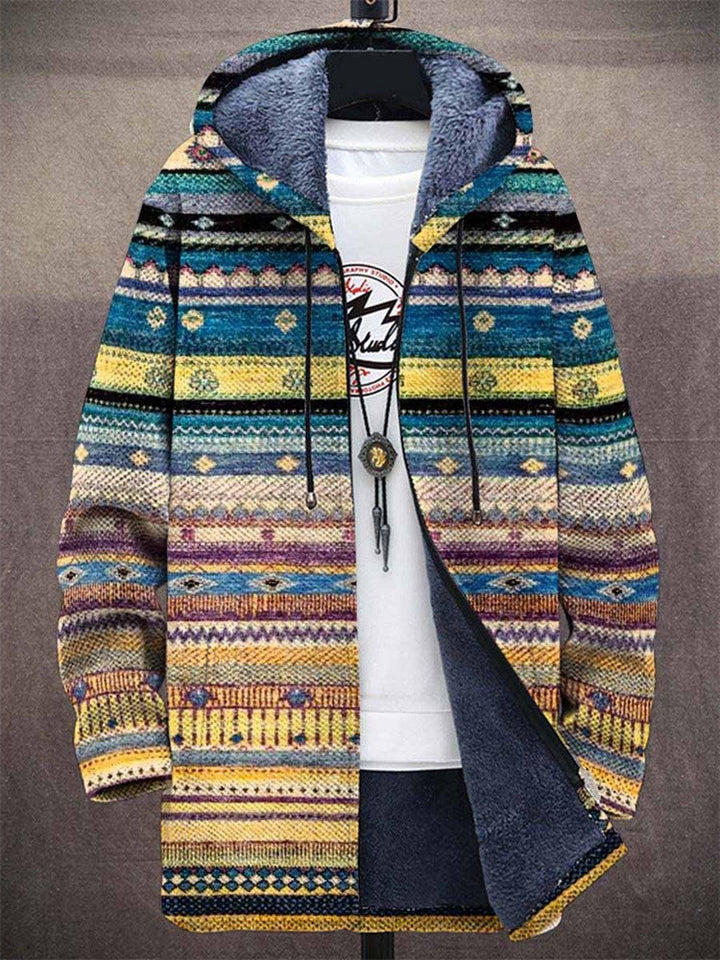Annette | Cardigan à rayures et petits motifs