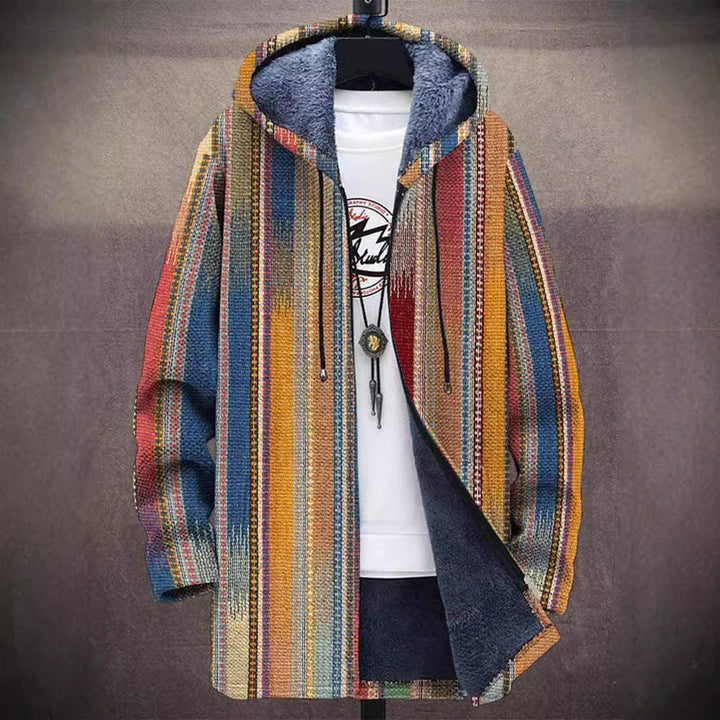 Annette | Cardigan à rayures et petits motifs